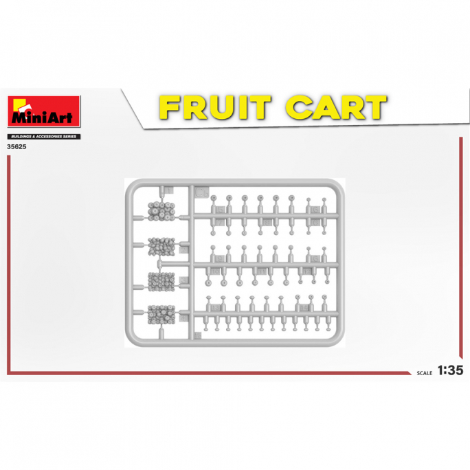 Stand de fruits, Buildings & Accessories Series - MINIART 35625 - 1/35