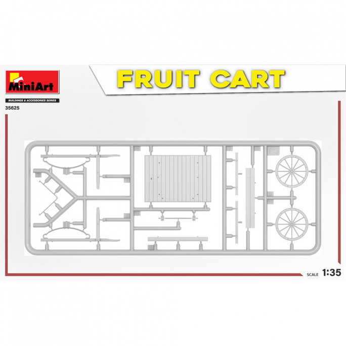 Stand de fruits, Buildings & Accessories Series - MINIART 35625 - 1/35