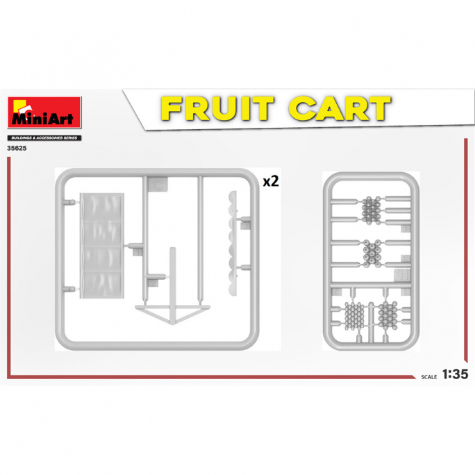 Stand de fruits, Buildings & Accessories Series - MINIART 35625 - 1/35