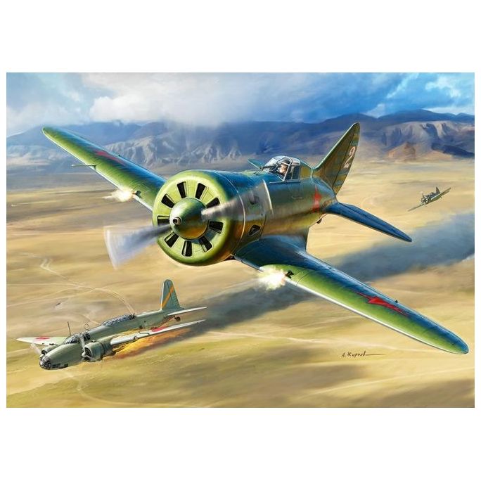 Chasseur soviétique Polikarpov I-16 type 5, Zvezda - 1/48