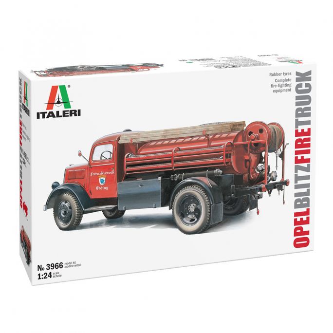 Camion de Pompier, Opel Blitz Fire Truck - Italeri 3966 - 1/24