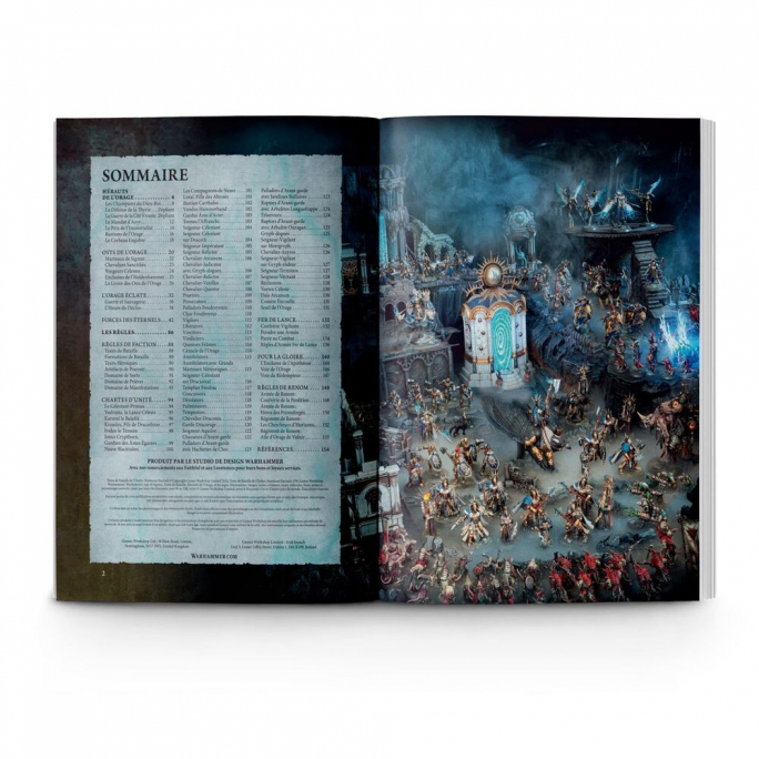 Warhammer Age of Sigmar : Tome de Bataille de l'Ordre Stormcast Eternals (Fr) - WARHAMMER 96-01