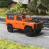 Land Rover Defender 90, dernière édition, Orange - BUSCH 54309 - HO 1/87