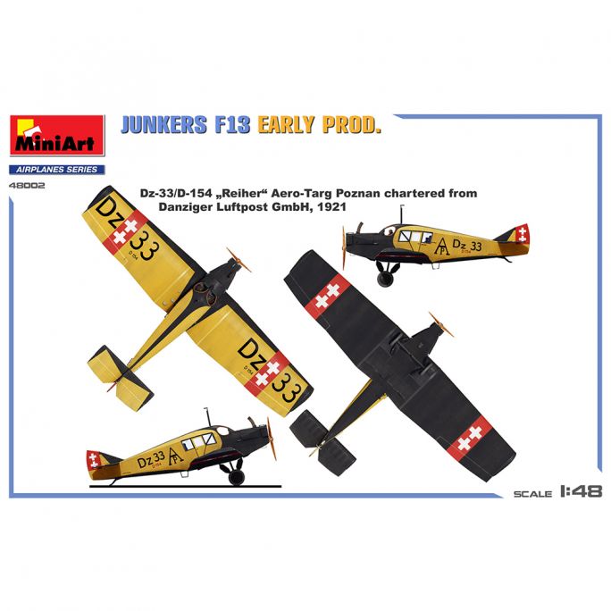 Junkers F13 Early prod. - MiniArt 48002 - 1/48