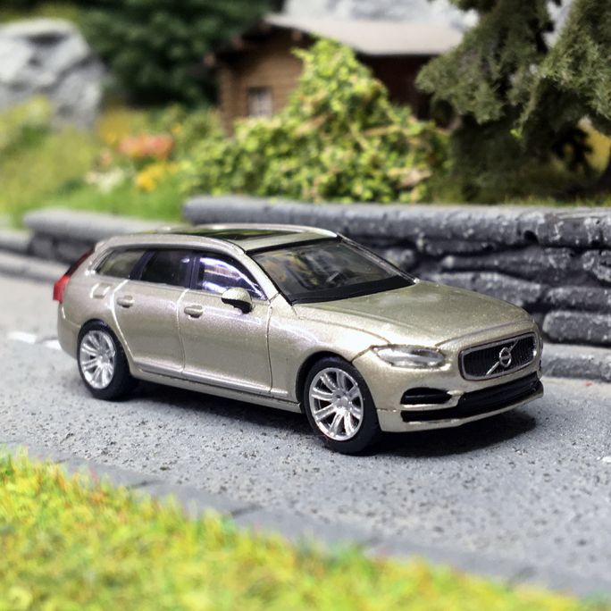 Volvo V90 Phase 2, Argent métallique - PCX 870386 - HO 1/87