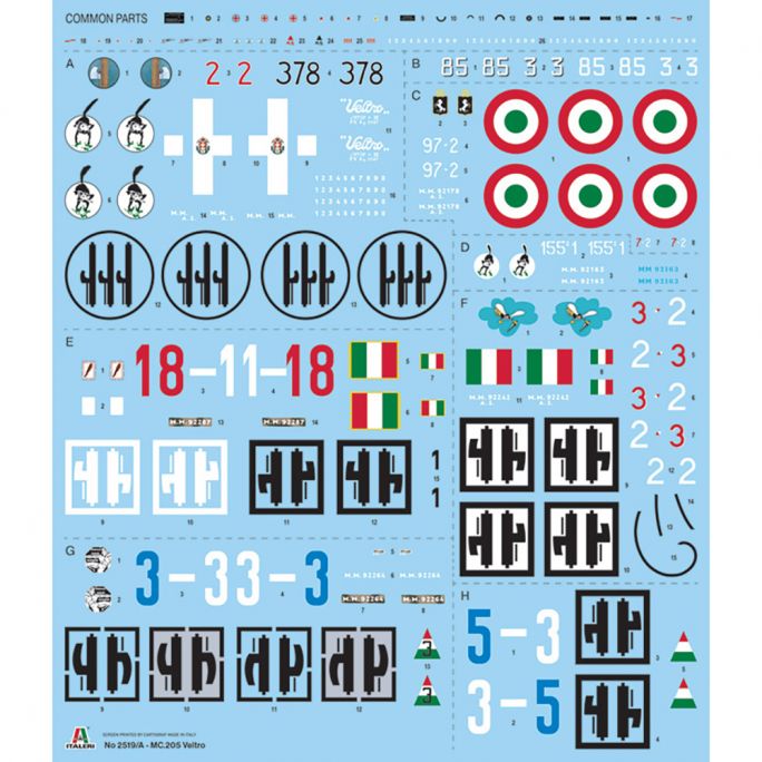 Macchi MC.205 veltro - Italeri 2519 - 1/32