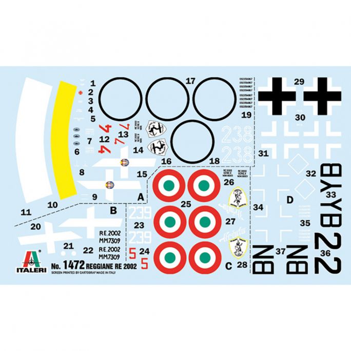 Reggiane Re.2002 «Ariete» - Italeri 1472 - 1/72