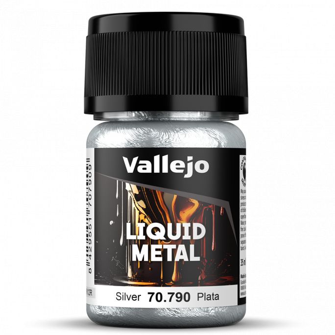 Argent, 35ml Liquid Metal - Vallejo 70.790