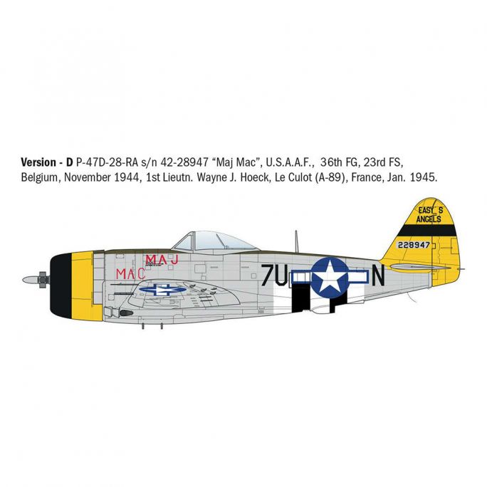 P-47D Thunderbolt (Europe) - Italeri 2835 - 1/48