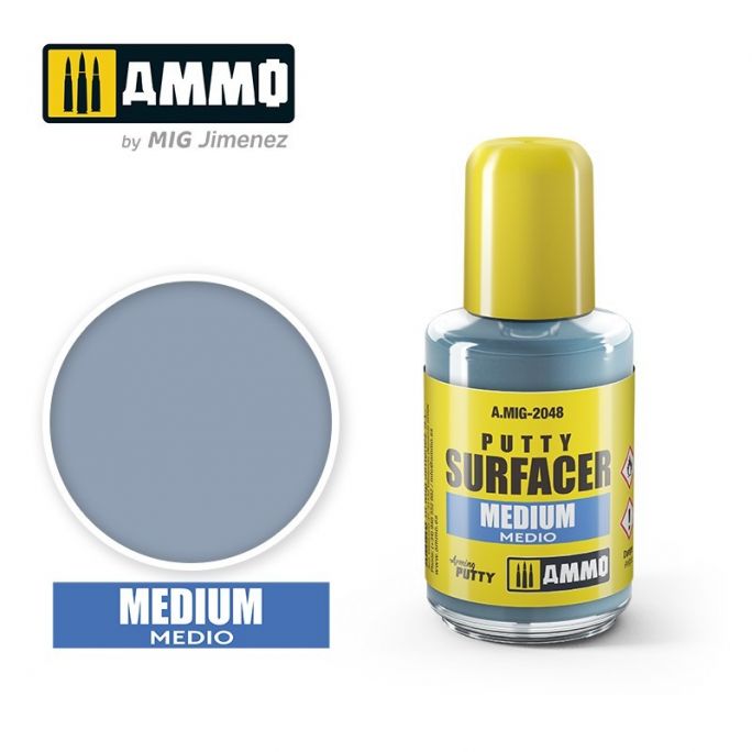 Mastic liquide, Putty Surfacer, Medium 30ml - Ammo 2048