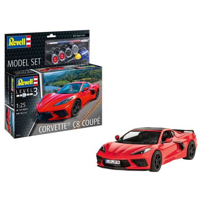 Set Corvette C8 Coupé - REVELL 67714 - 1/25