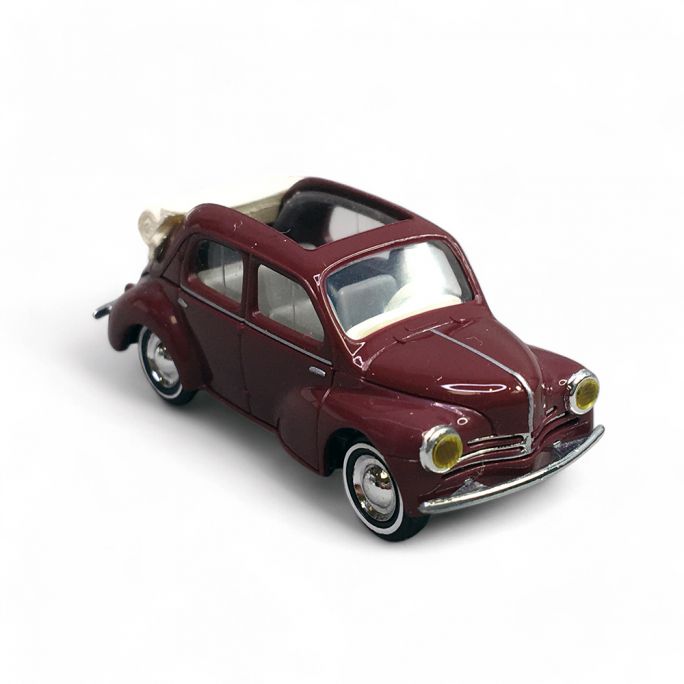 Renault Cabriolet 4CV, Rouge - Busch 46573 - HO 1/87