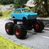 Monster-Truck Trabant P601, Bleu Cyan, Busch 53110 - HO 1/87