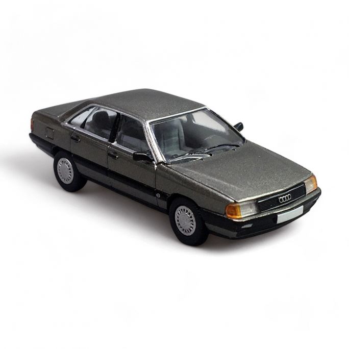 Audi 100 C3, Grise - PCX870439 - HO 1/87