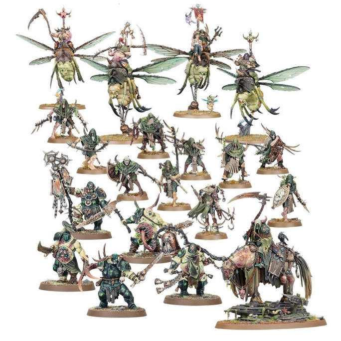 Warhammer Age of Sigmar : Bataillon de Putrescents de Nurgle: Kyste de la Tremblose - WARHAMMER 83-102