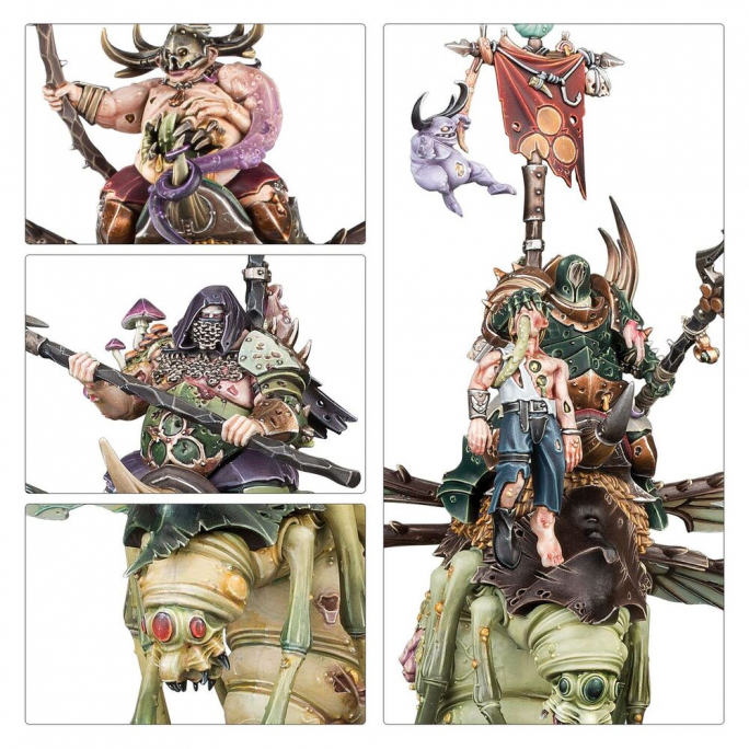 Warhammer Age of Sigmar : Bataillon de Putrescents de Nurgle: Kyste de la Tremblose - WARHAMMER 83-102