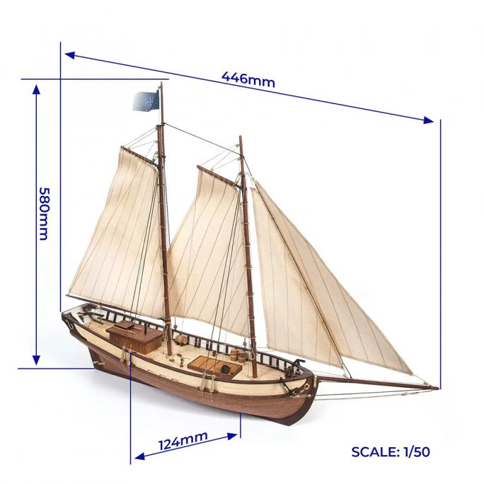 Polaris, Bateau en Bois - OCCRE 12007 - 1/50