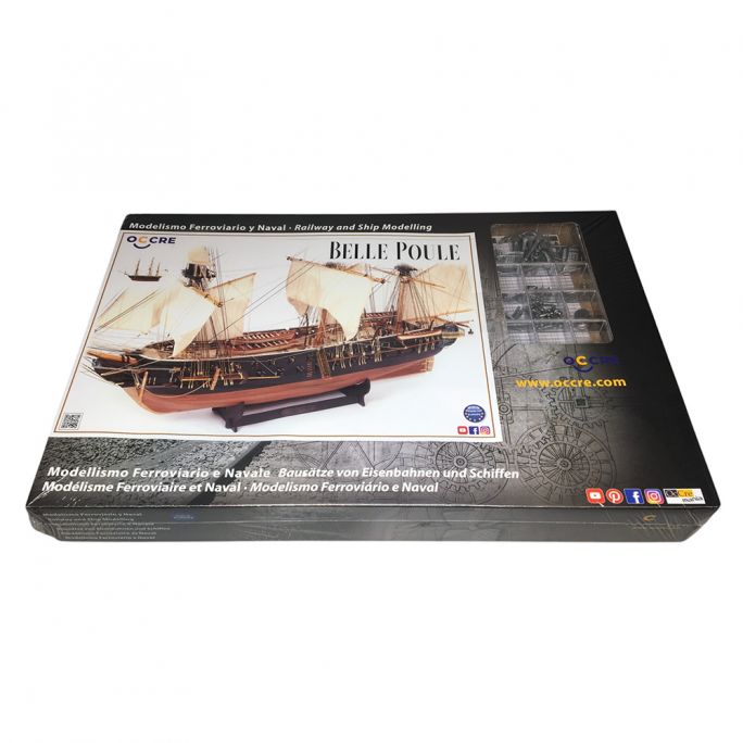 Frégate La Belle Poule, Bateau en Bois - OCCRE 15007 - 1/90