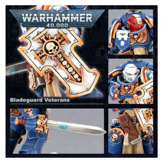 Warhammer 40,000 : Space Marines / Vétérans Bladeguard - WARHAMMER 48-44