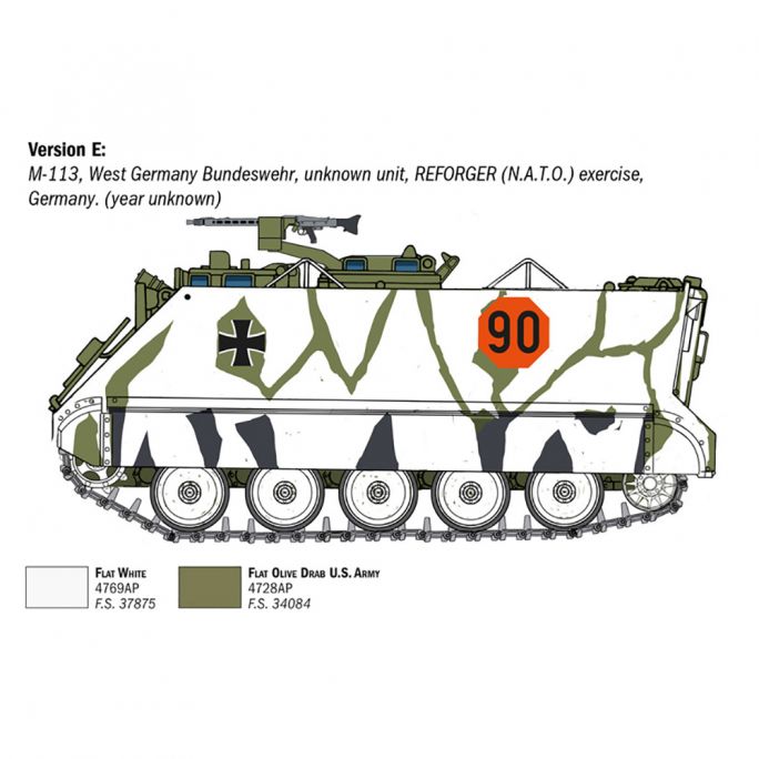 Transport troupes blindé M113A1 - ITALERI 6753 - 1/35