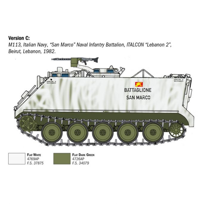 Transport troupes blindé M113A1 - ITALERI 6753 - 1/35