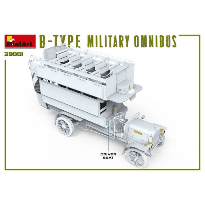 Omnibus Military de B-type - Miniart 39001