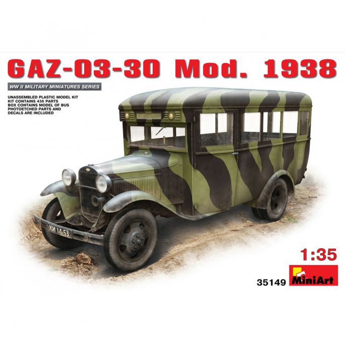 Bus soviétique GAZ-03-30 Mod. 1938 - Miniart 35149