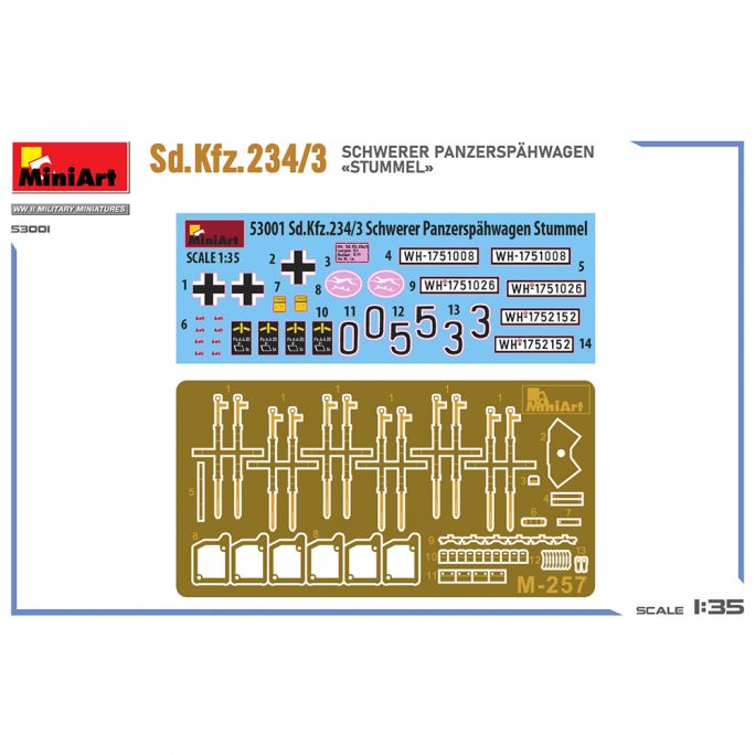 Voiture blindée lourde "Stummel" Sd.Kfz.234/3 - 53001 - 1/35
