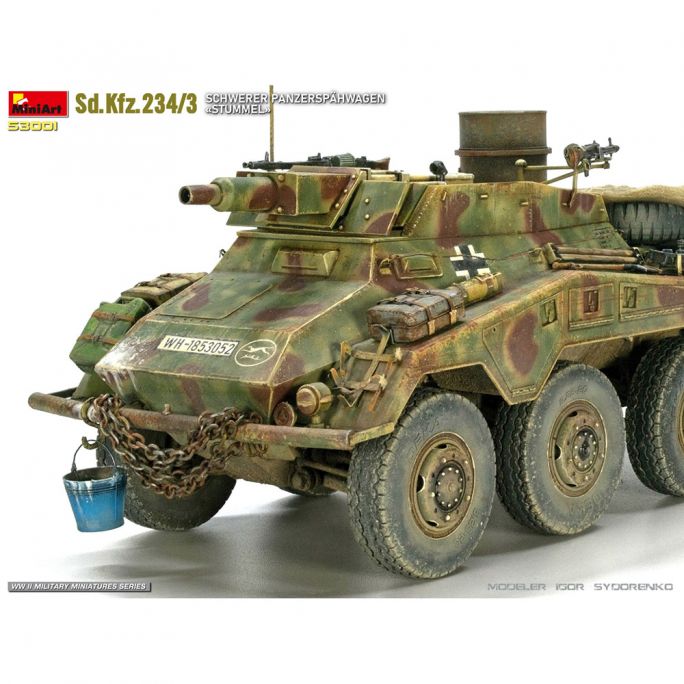 Voiture blindée lourde "Stummel" Sd.Kfz.234/3 - 53001 - 1/35