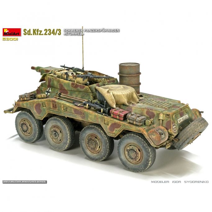 Voiture blindée lourde "Stummel" Sd.Kfz.234/3 - 53001 - 1/35