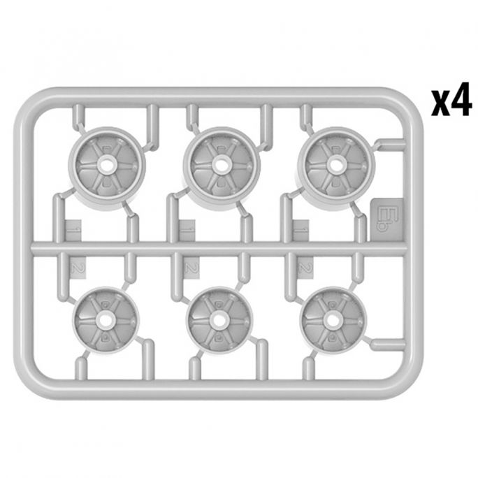 Jeu de galets de roulement M3/M4 VVSS - Miniart 35220 - 1/35