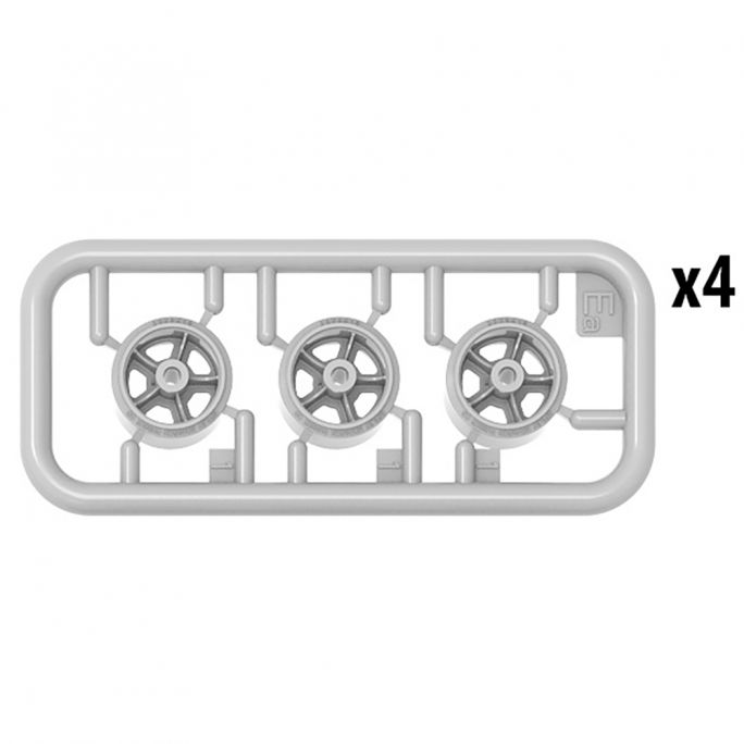 Jeu de galets de roulement M3/M4 VVSS - Miniart 35220 - 1/35