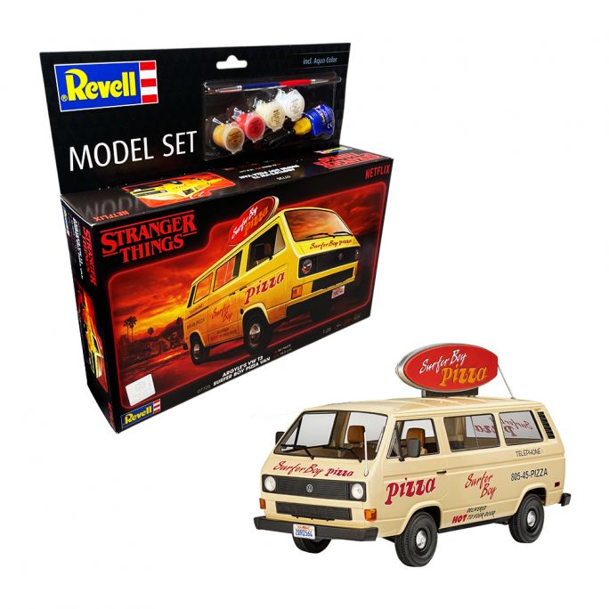 Coffret Volswagen T3 Bus "Surfer Boy", Stranger Things - Revell 67725 - 1/25