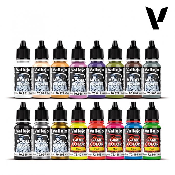 Wargames Color Series, 16x18ml – Wargame Special - Vallejo 70.257