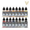 Figure Color Series, 16x18ml - Face & Skin Tones - Vallejo 70.258