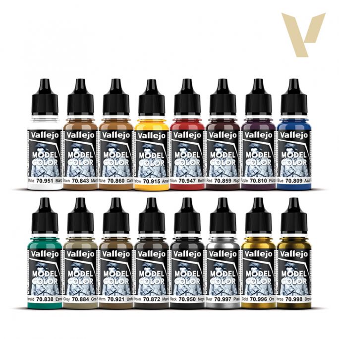 Figure Color Series, 16x18ml – Medieval Colors - Vallejo 70.142