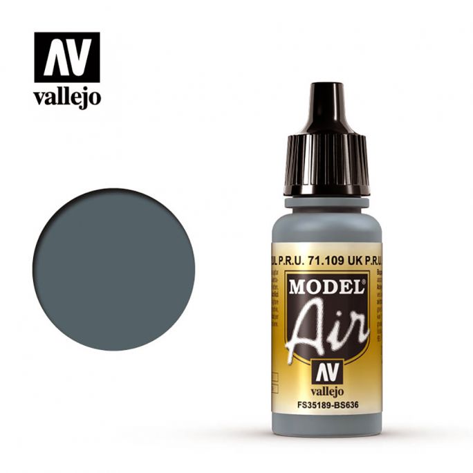 Bleu Gris, 6x18ml - Model Air - Vallejo 71109