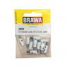 Bouchon cruciforme, ∅ 2,5 mm, Blanc - Brawa 3059