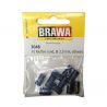 Douilles rondes, ∅ 2,5 mm, Noir - Brawa 3048