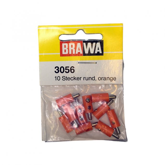 Bouchon cruciforme, ∅ 2,5 mm, Orange - Brawa 3056