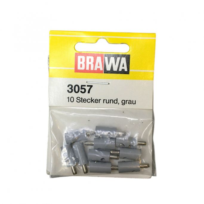 Bouchon cruciforme, ∅ 2,5 mm, Blanc - Brawa 3057