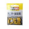 Douilles rondes, ∅ 2,5 mm, Jaune - Brawa 3751