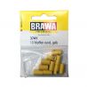 Douilles rondes, ∅ 2,5 mm, Jaune - Brawa 3741