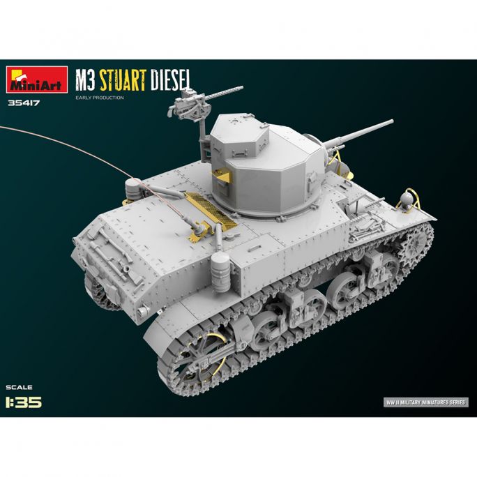 M3 Stuart Diesel - Miniart 35417 - 1/35