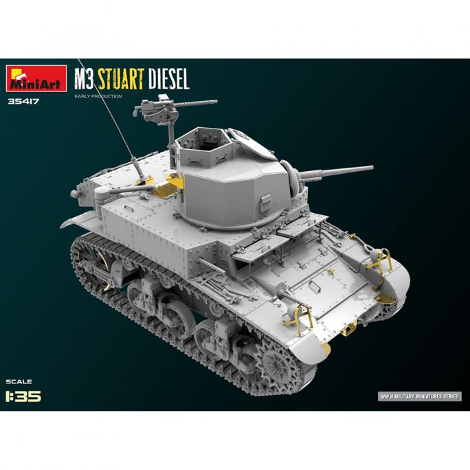 M3 Stuart Diesel - Miniart 35417 - 1/35