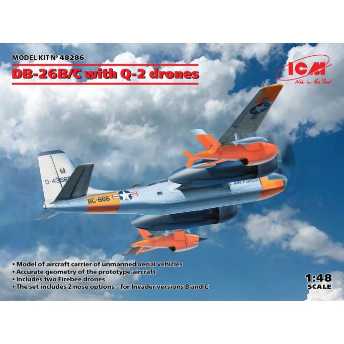 DB-26B/C avec drones Q-2 - ICM 48286 - 1/48