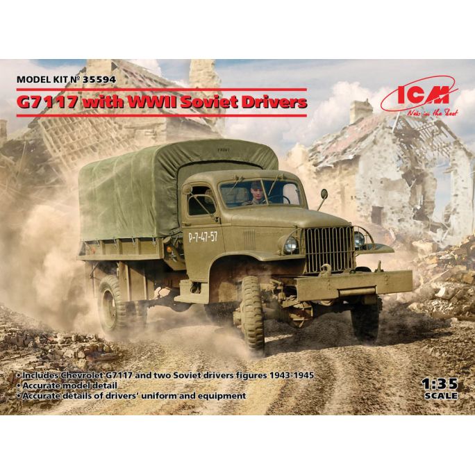 G7117 avec des pilotes soviétiques de la WW2 - ICM 35594 - 1/35