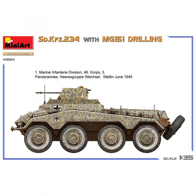 Sd.Kfz.234 avec MG151 - MINIART 40014 - 1/35