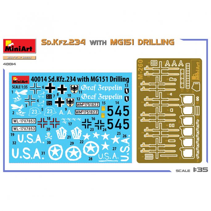 Sd.Kfz.234 avec MG151 - MINIART 40014 - 1/35
