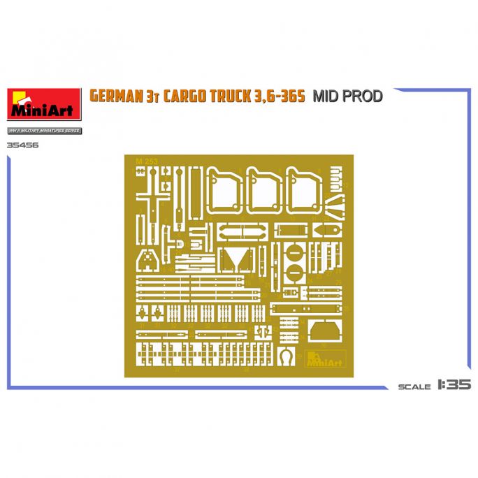 Camion allemand 3t, 3.6-365 - MINIART 35465 - 1/35